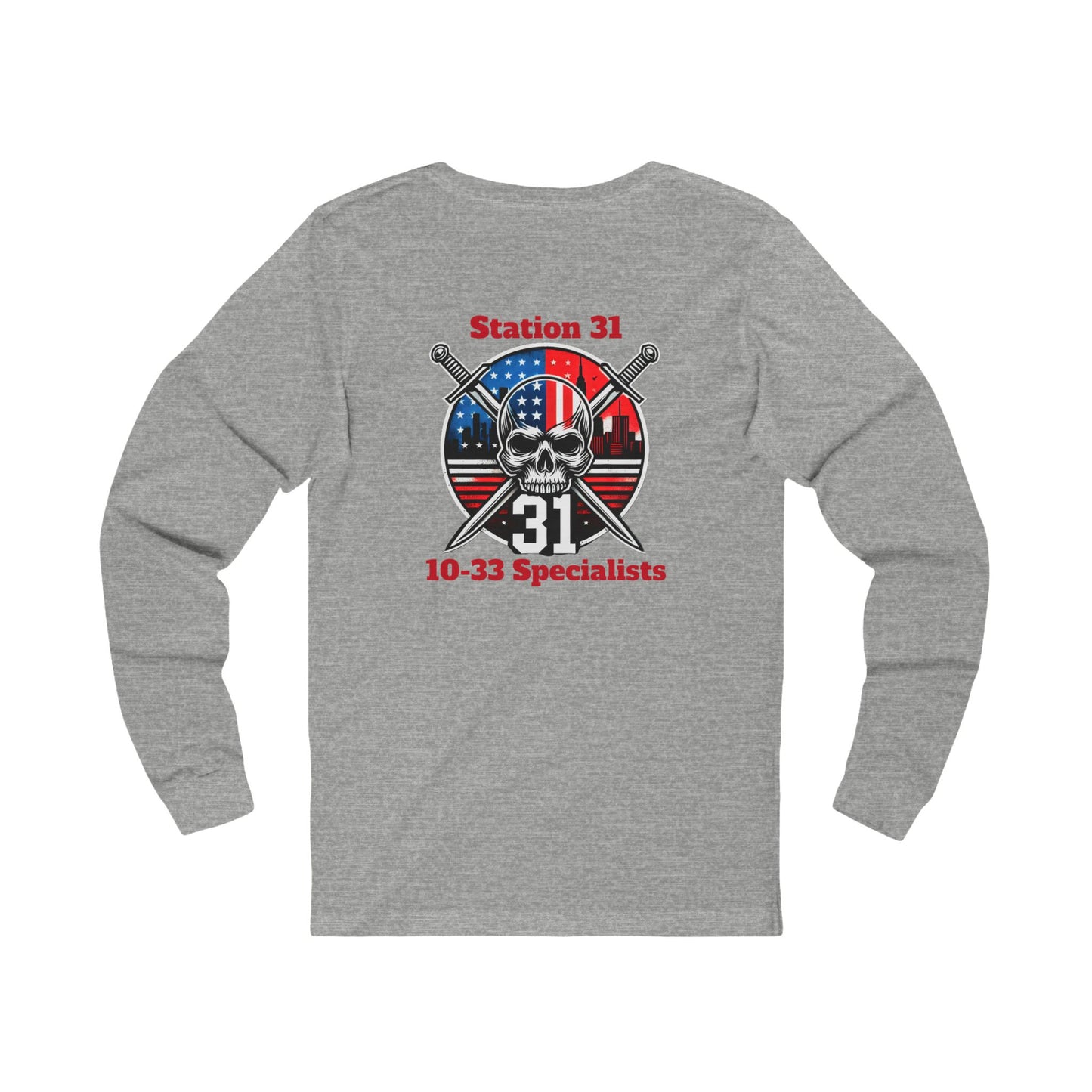 Station 31 - 10-33 Specialists Design/ Unisex Long Sleeve Tee