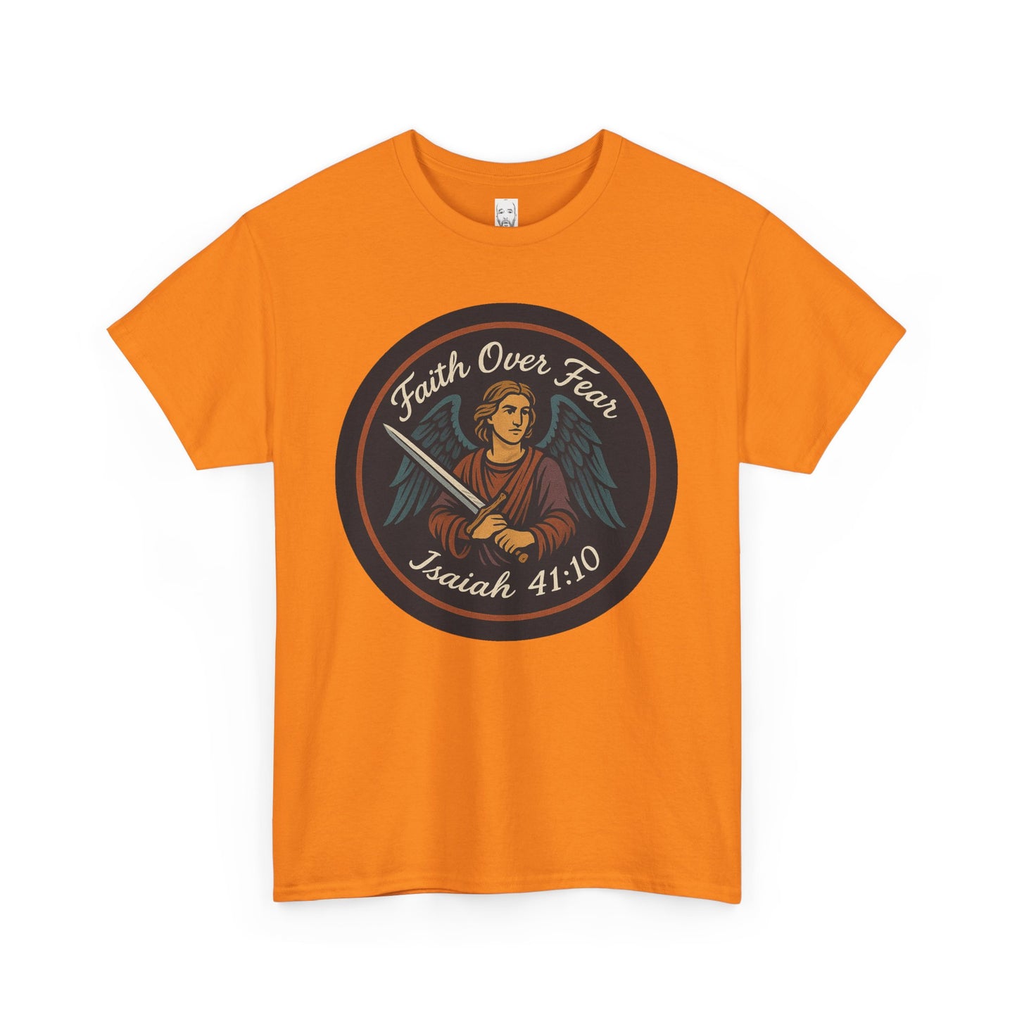Faith Over Fear Unisex Heavy Cotton Tee – Inspirational Christian Apparel