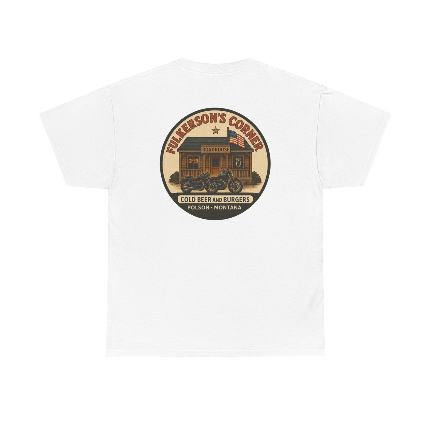 Retro Foodie Unisex Tee - Fulkerson's Corner Burger & Beer Design