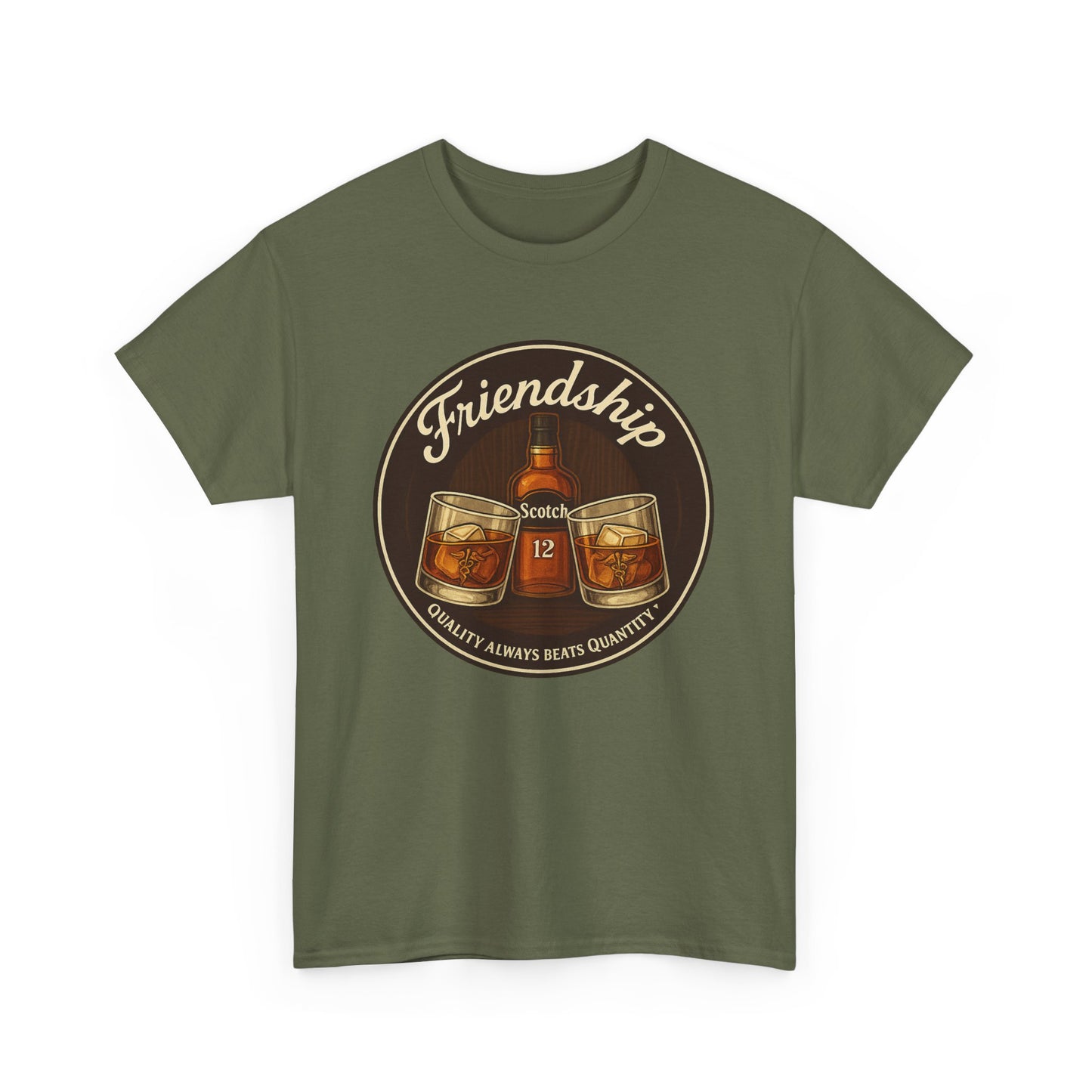 Friendship Bond Unisex Heavy Cotton Tee, Friendship Gift, Unique Gift for Friends, Casual Wear, Best Friend Tee, Gift for Him/Her