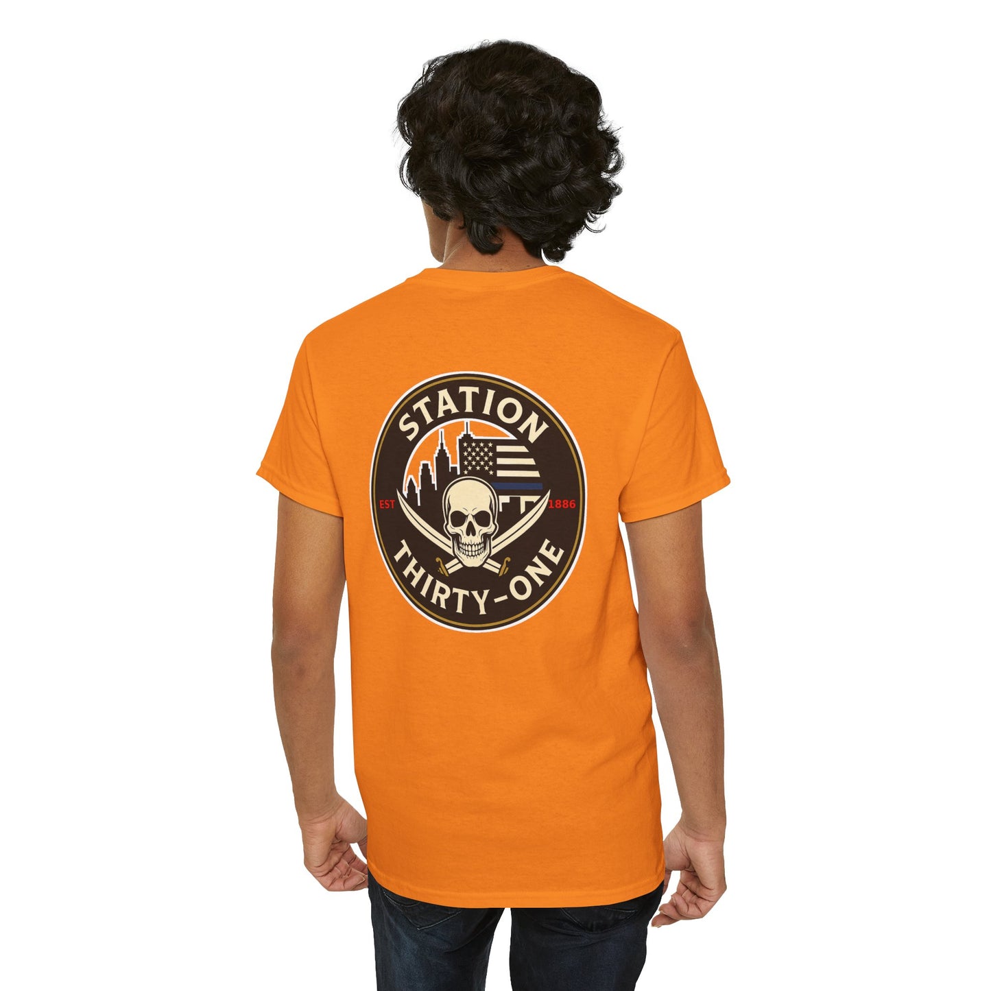 Unisex Heavy Cotton Tee - Station Thirty-One Fitness Graphic T-Shirt