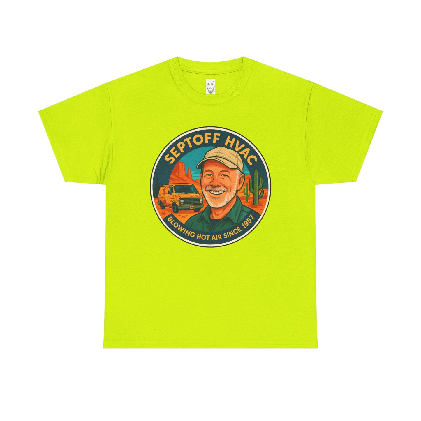 Septoff HVAC Unisex Heavy Cotton Tee