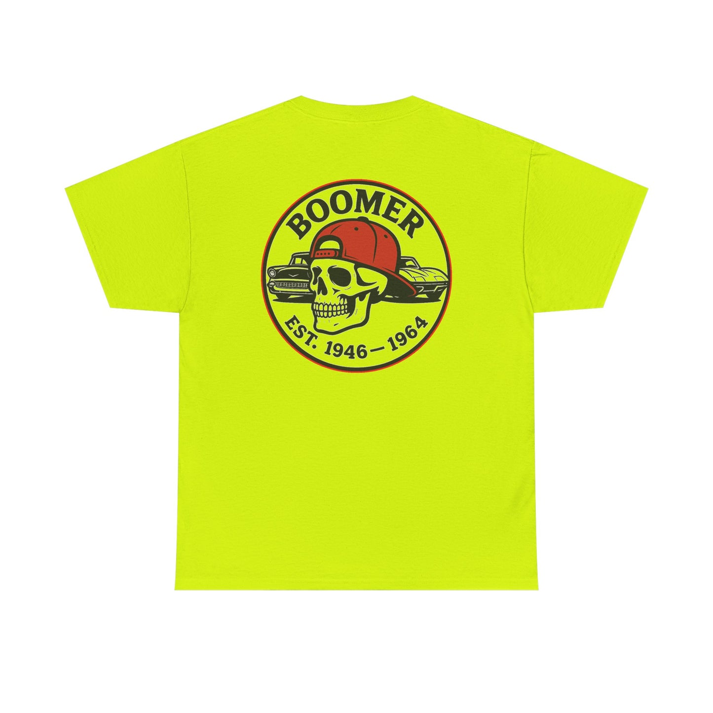Cool Vintage Boomer Tee, Unisex Graphic Tee, Retro Skull Shirt, Gift for Dads, Birthday T-Shirt