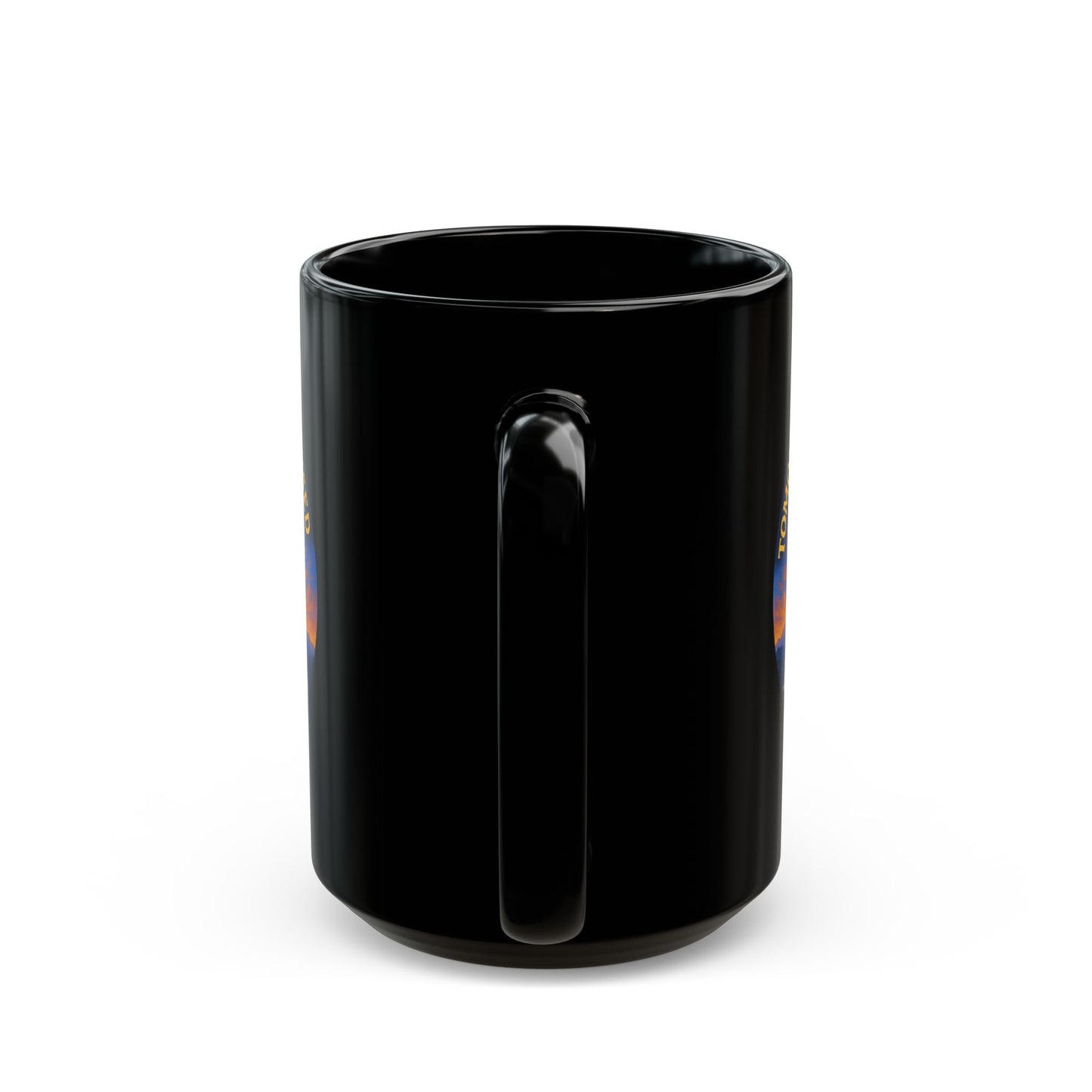 Inspirational Christian Black Mug - "Tomorrow is Promised to No Man" Design