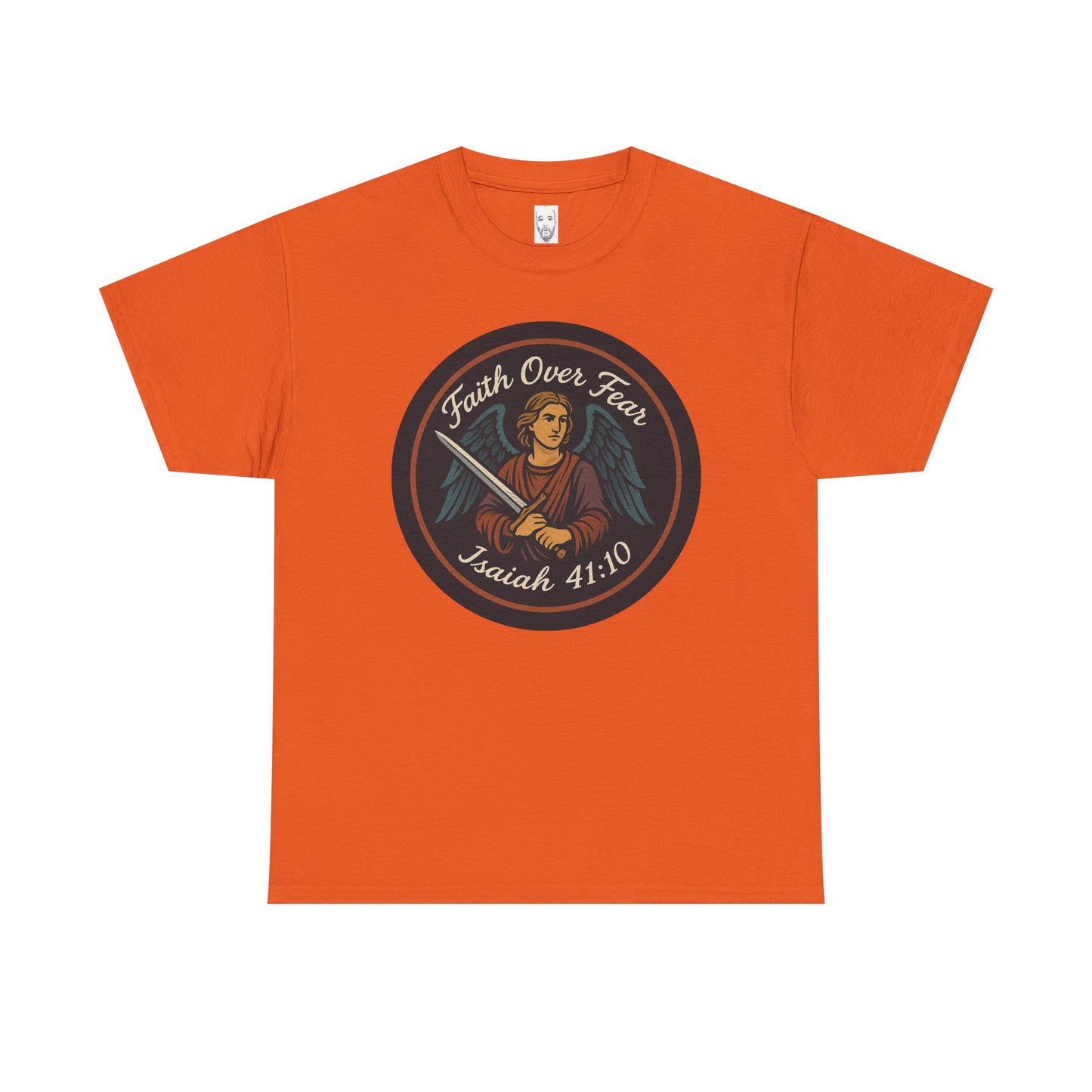 Faith Over Fear Unisex Heavy Cotton Tee – Inspirational Christian Apparel