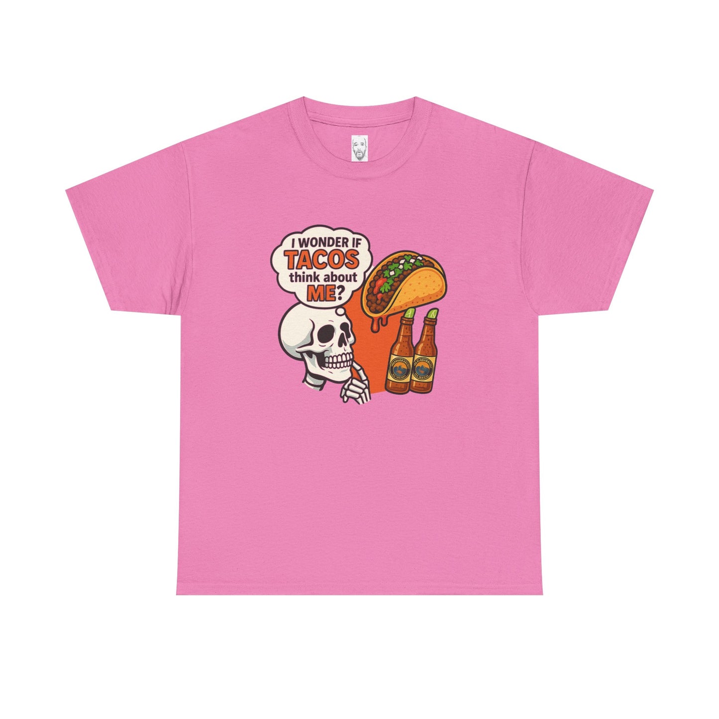 I wonder if Tacos....Unisex Heavy Cotton Tee