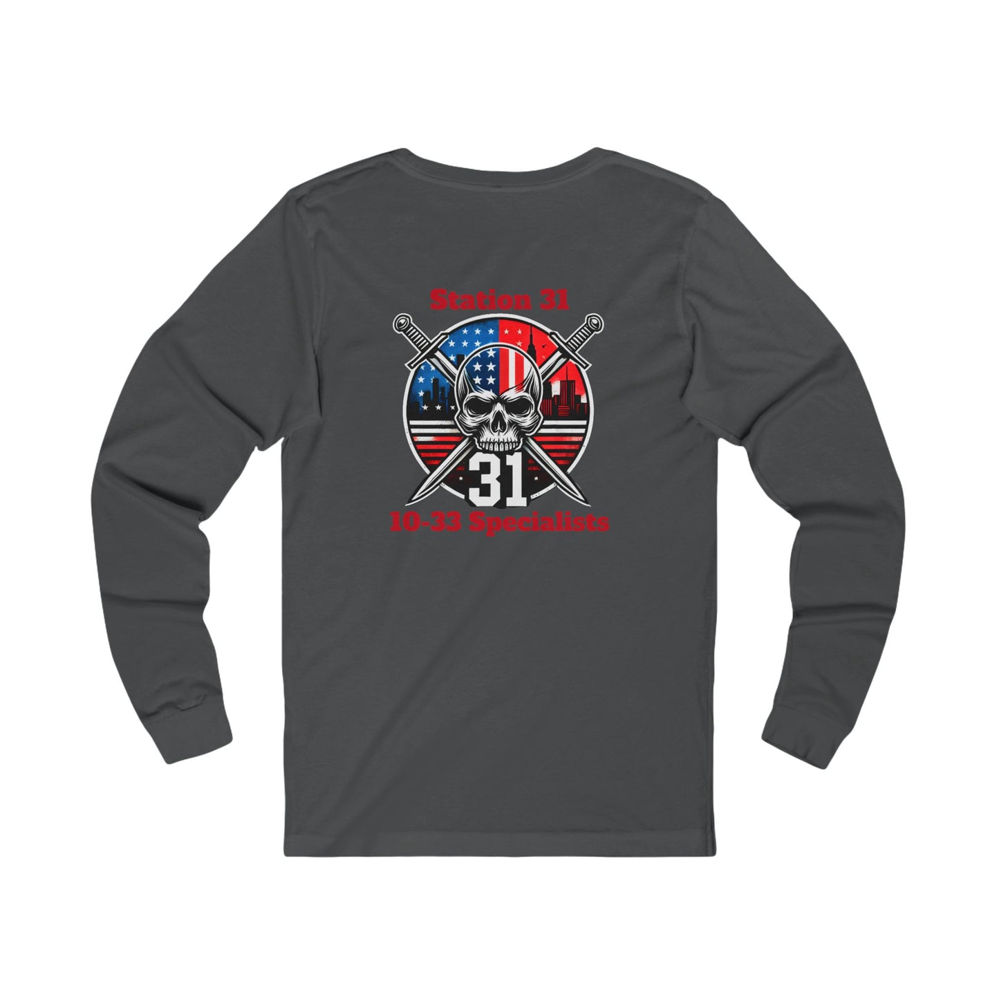 Station 31 - 10-33 Specialists Design/ Unisex Long Sleeve Tee