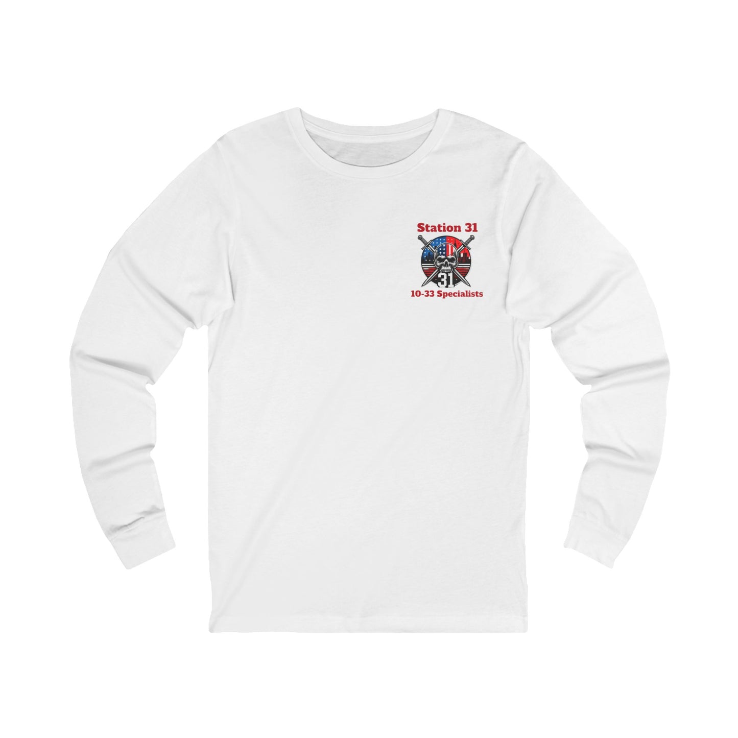 Station 31 - 10-33 Specialists Design/ Unisex Long Sleeve Tee