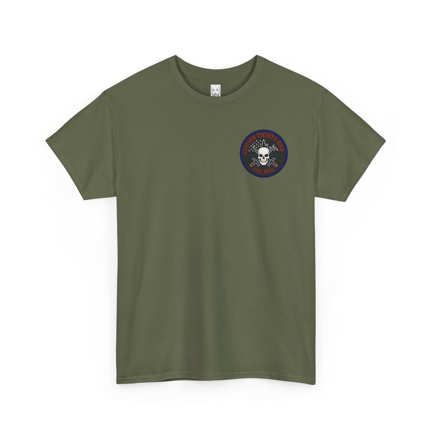 Retro Station 31 Skull Graphic Tee, Unisex Casual Shirt, Edgy Everyday Wear, Perfect for Gifting, Unique Art T-Shirt,