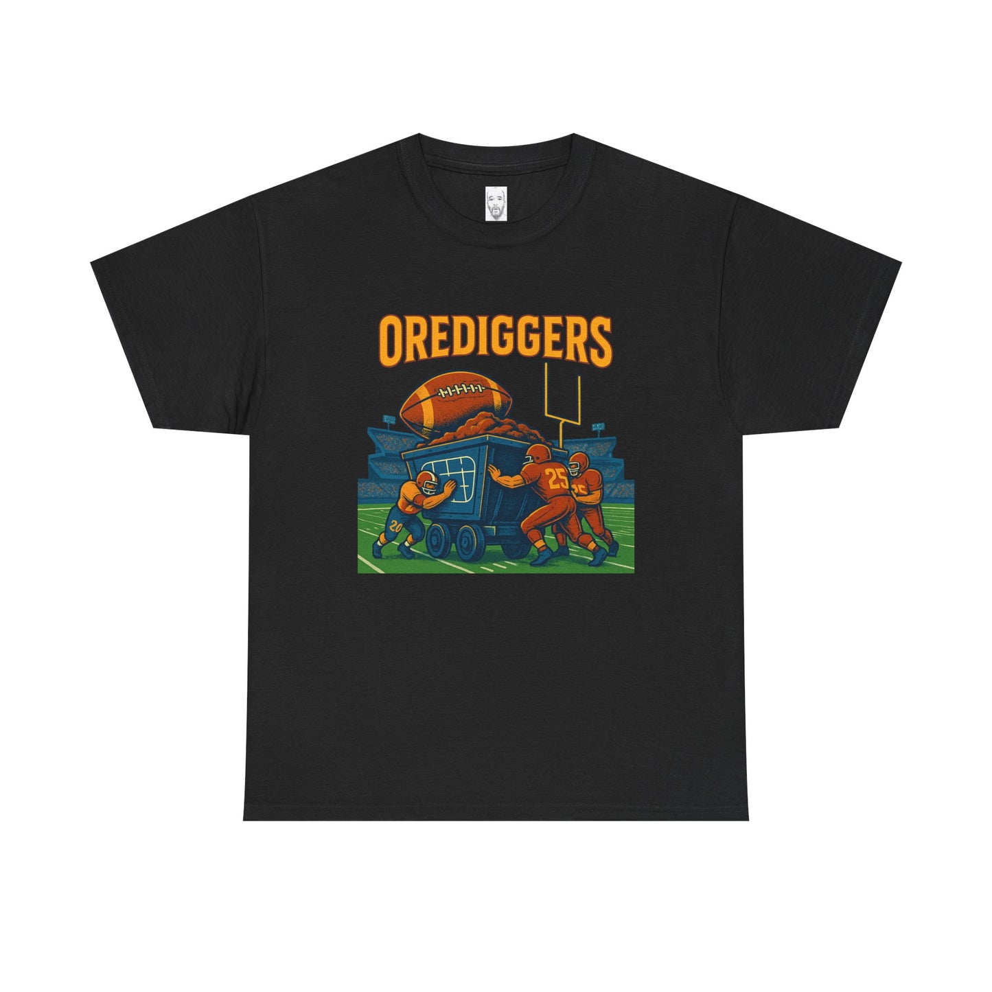 Unisex Heavy Cotton Tee - Orediggers Sports Tee for Game Day