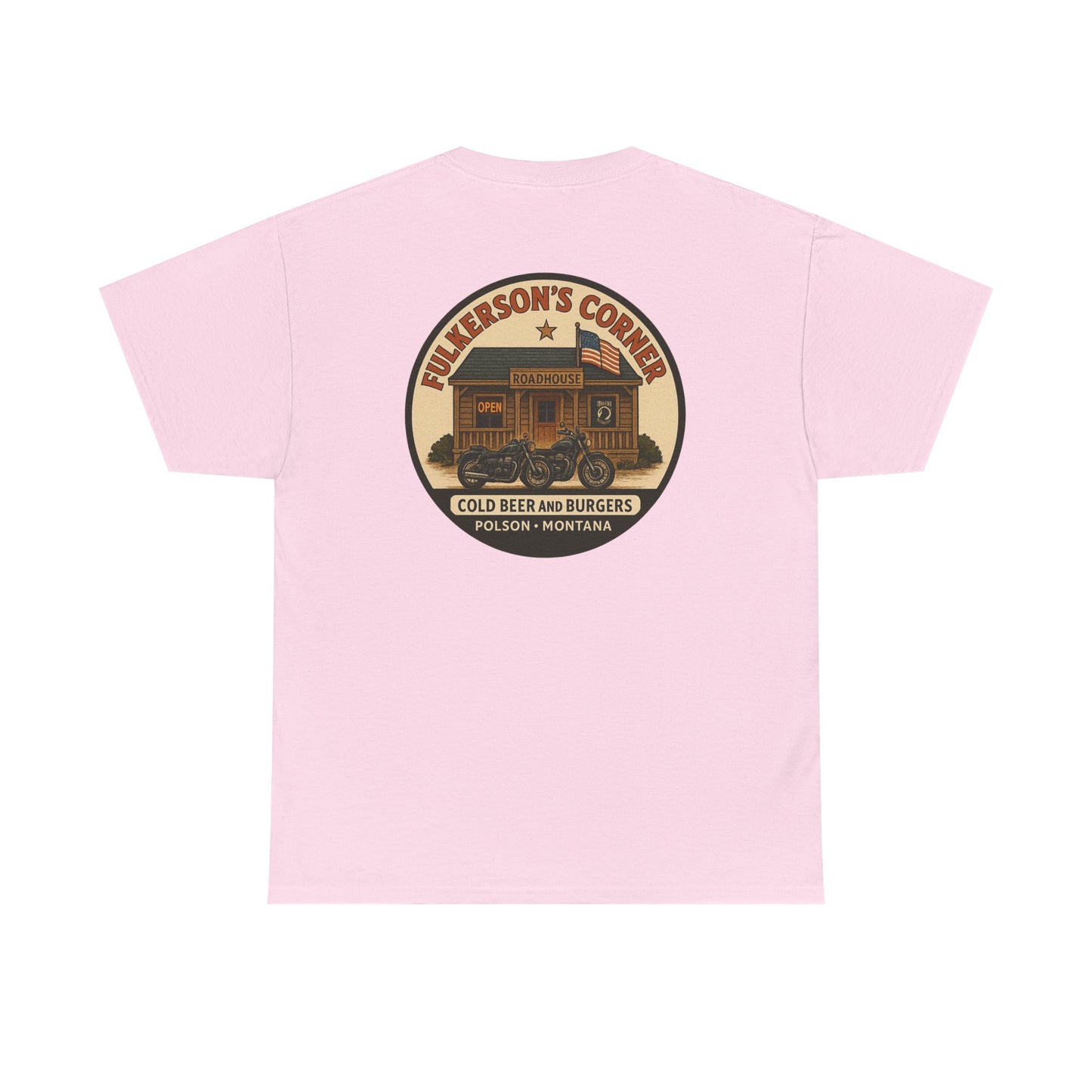 Retro Foodie Unisex Tee - Fulkerson's Corner Burger & Beer Design