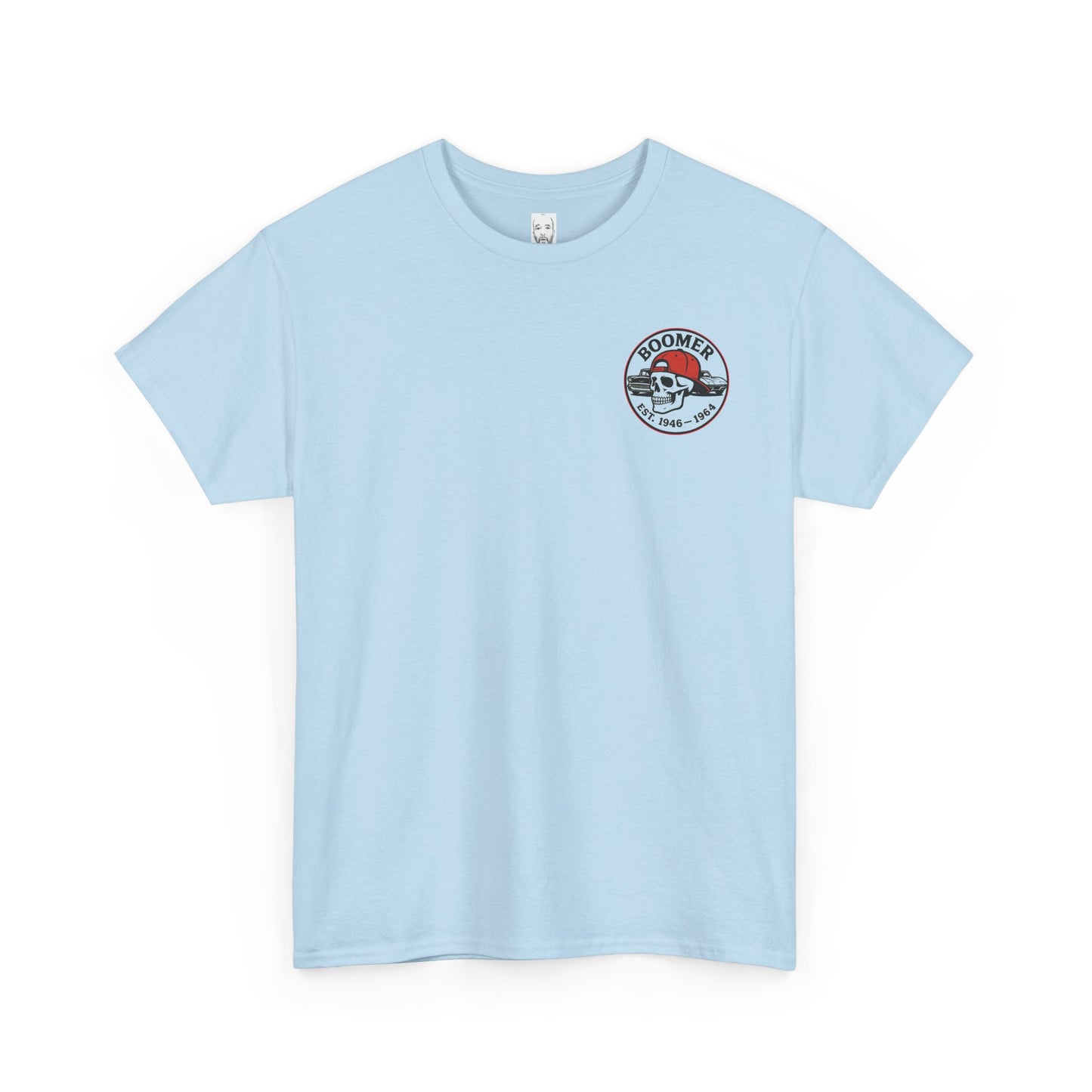 Cool Vintage Boomer Tee, Unisex Graphic Tee, Retro Skull Shirt, Gift for Dads, Birthday T-Shirt