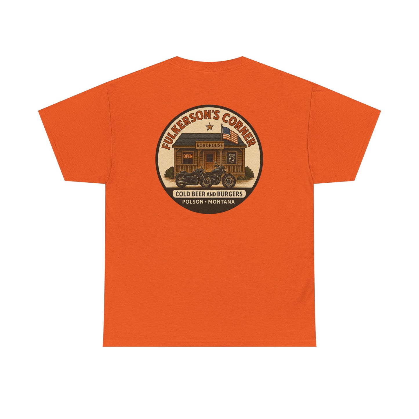 Retro Foodie Unisex Tee - Fulkerson's Corner Burger & Beer Design