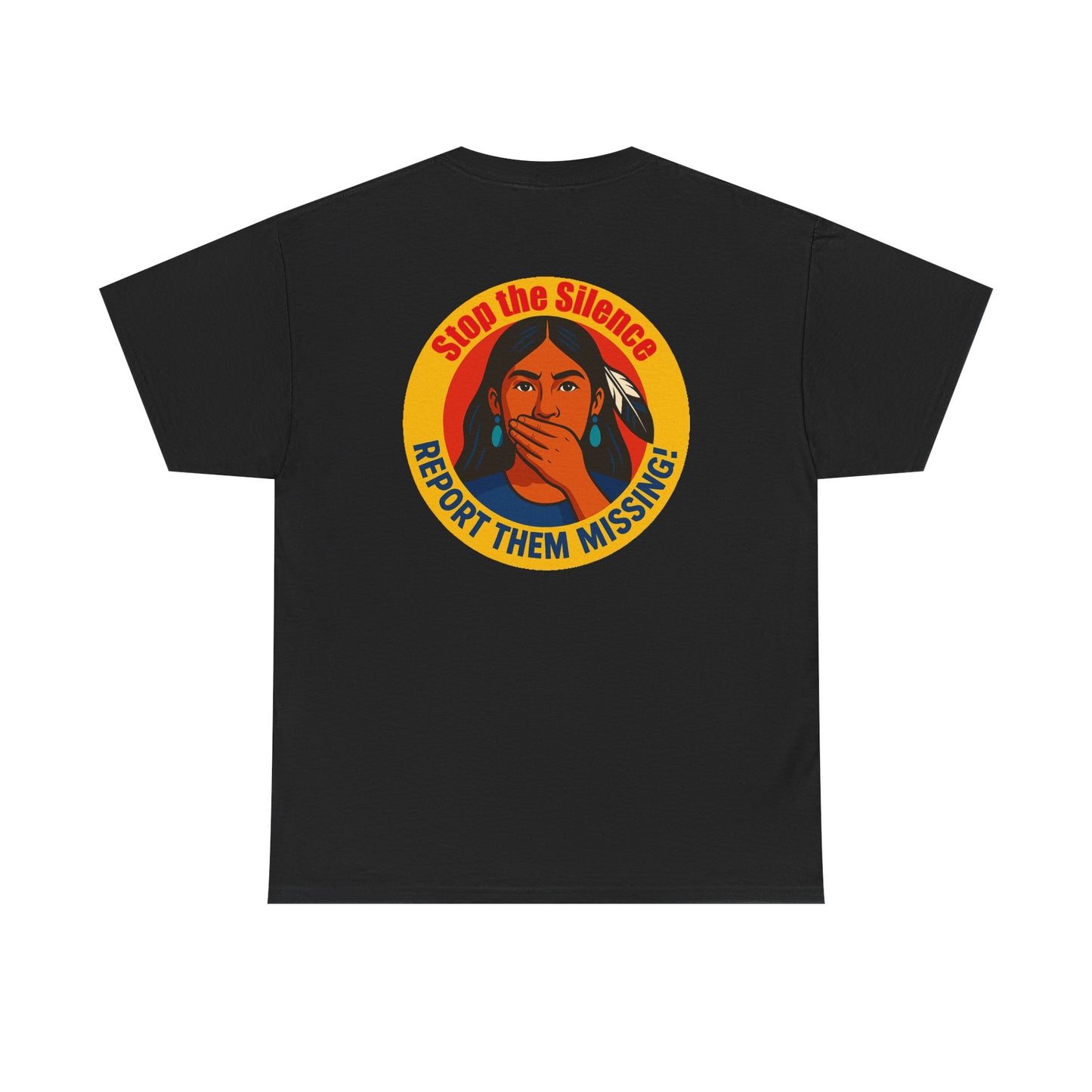 Stop the Silence Unisex Heavy Cotton Tee - Stop the Silence Abduction Awareness Shirt
