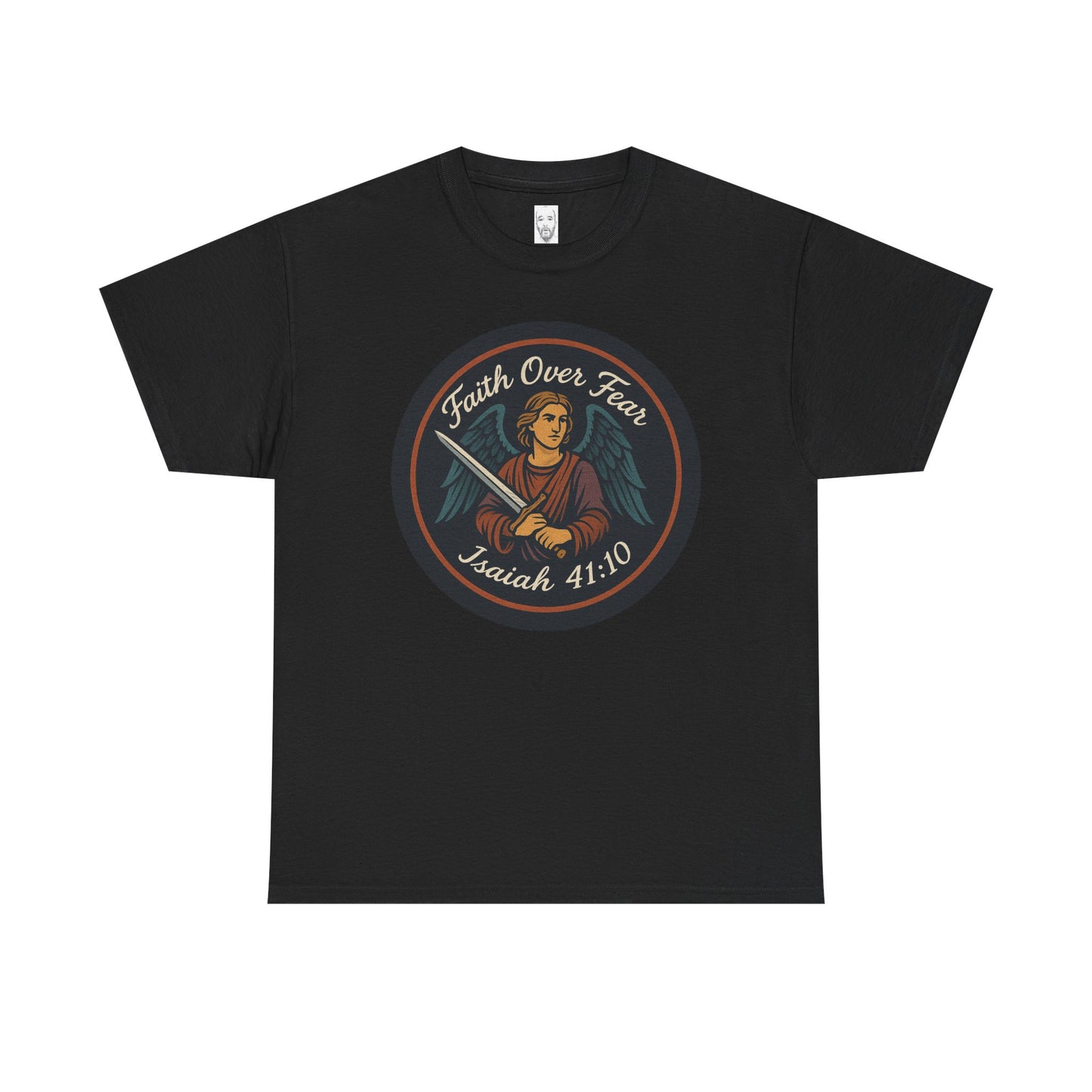 Faith Over Fear Unisex Heavy Cotton Tee – Inspirational Christian Apparel