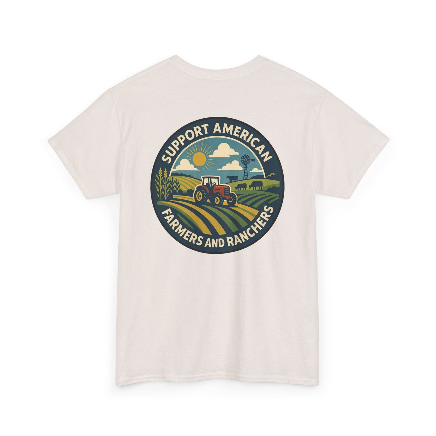 Support American Farmers Unisex Heavy Cotton Tee