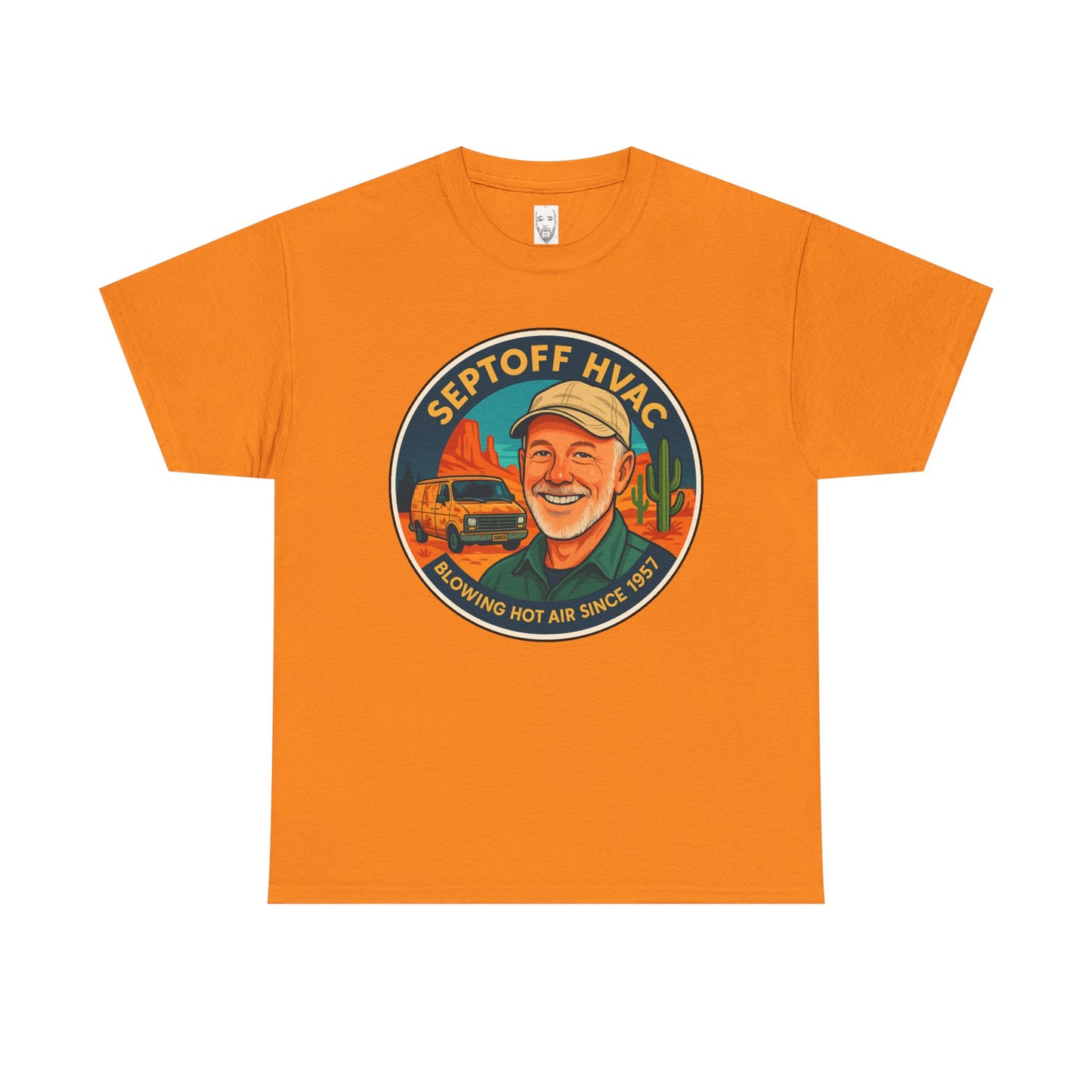 Septoff HVAC Unisex Heavy Cotton Tee