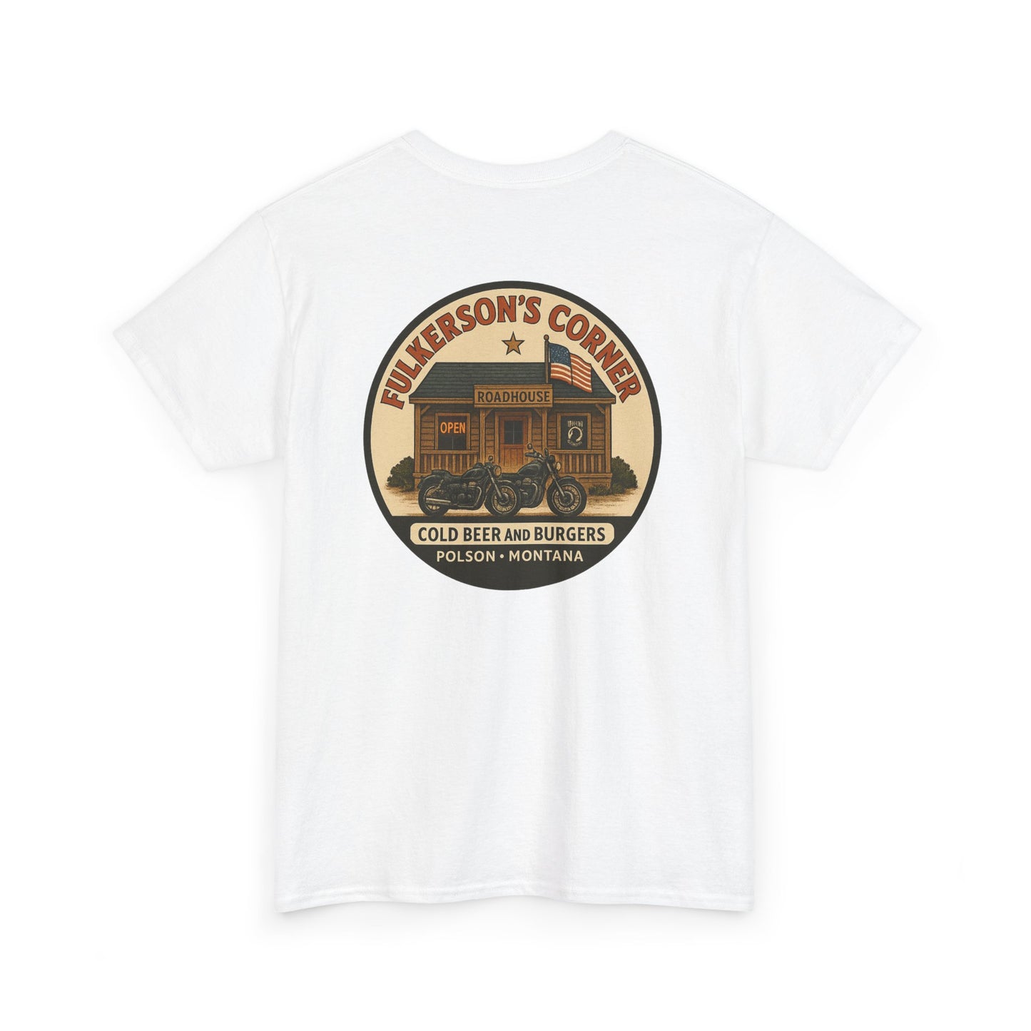 Retro Foodie Unisex Tee - Fulkerson's Corner Burger & Beer Design