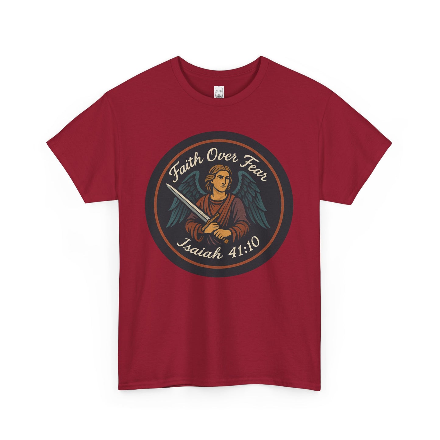 Faith Over Fear Unisex Heavy Cotton Tee – Inspirational Christian Apparel