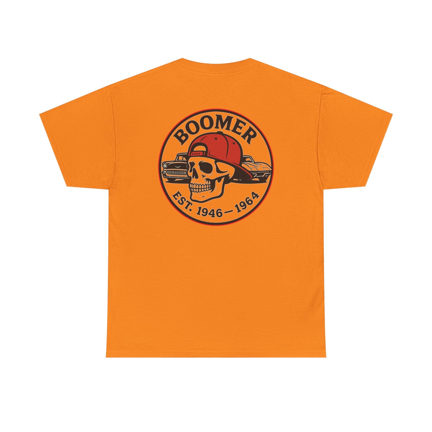 Cool Vintage Boomer Tee, Unisex Graphic Tee, Retro Skull Shirt, Gift for Dads, Birthday T-Shirt