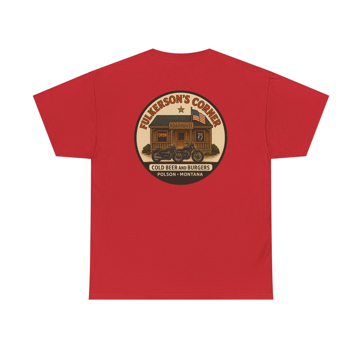 Retro Foodie Unisex Tee - Fulkerson's Corner Burger & Beer Design