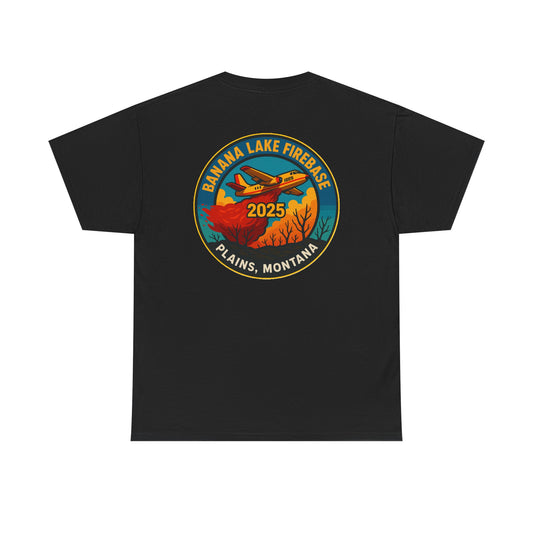 Custom Unisex Heavy Cotton Tee, Vintage Firefighter Shirt, Perfect for Outdoor Adventures, Gift for Him or Her, 2025 Commemorative Tee