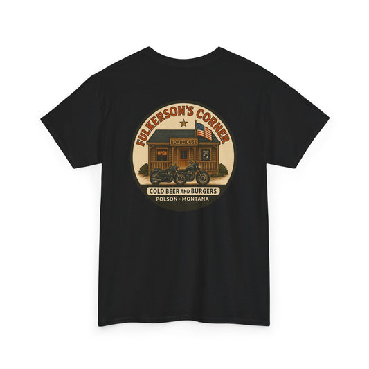 Retro Foodie Unisex Tee - Fulkerson's Corner Burger & Beer Design