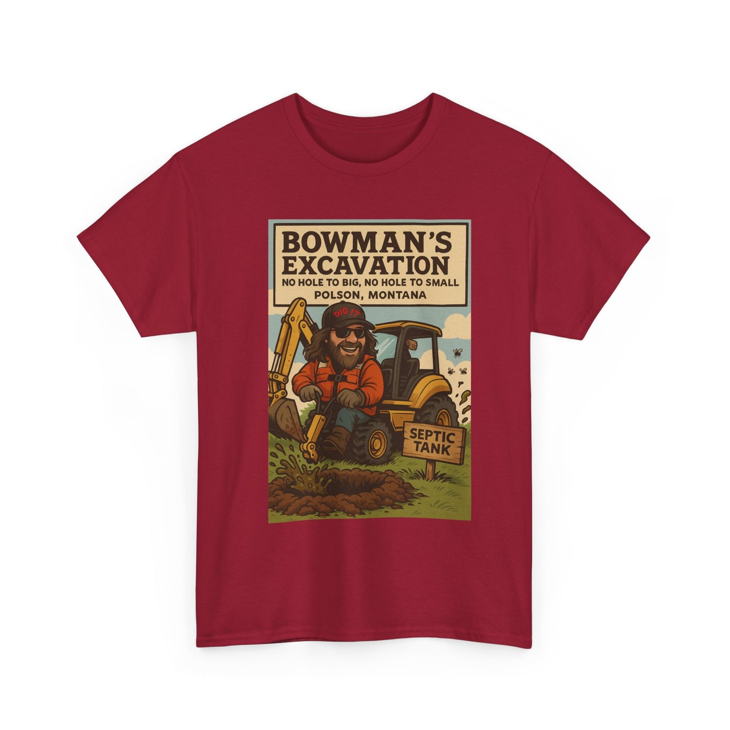 Vintage Inspired Excavation Tee - Perfect for DIY Enthusiasts and Construction Lovers, Great Gift for Father's Day, Casual Wear, [...]