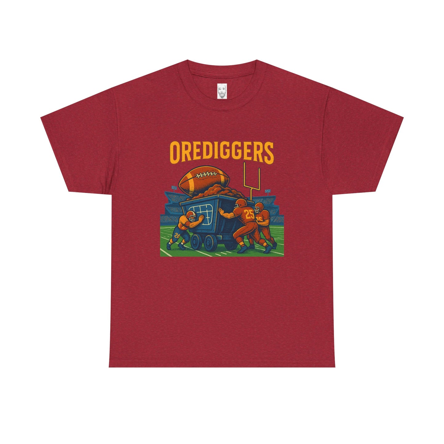 Unisex Heavy Cotton Tee - Orediggers Sports Tee for Game Day
