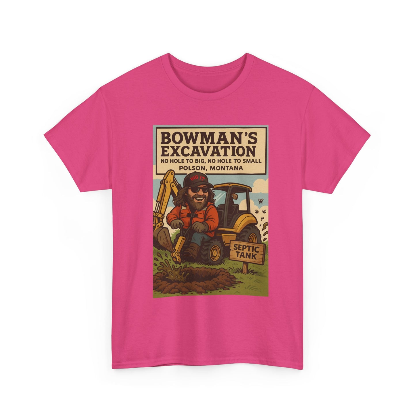 Vintage Inspired Excavation Tee - Perfect for DIY Enthusiasts and Construction Lovers, Great Gift for Father's Day, Casual Wear, [...]