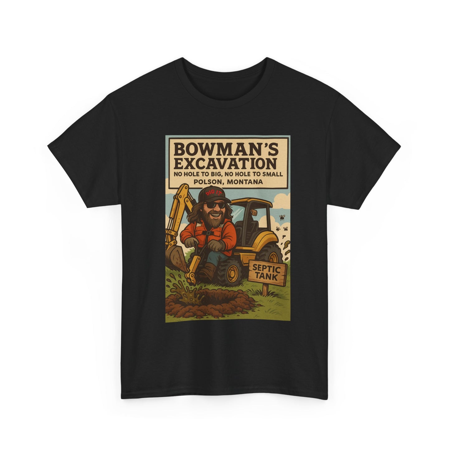 Vintage Inspired Excavation Tee - Perfect for DIY Enthusiasts and Construction Lovers, Great Gift for Father's Day, Casual Wear, [...]