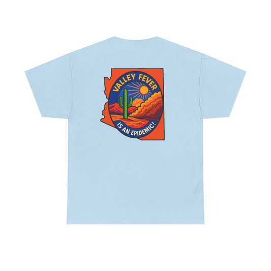 Valley Fever Epidemic Unisex Heavy Cotton Tee - Support Health Education