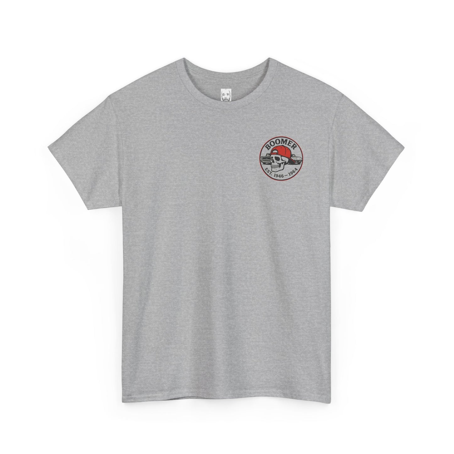 Cool Vintage Boomer Tee, Unisex Graphic Tee, Retro Skull Shirt, Gift for Dads, Birthday T-Shirt