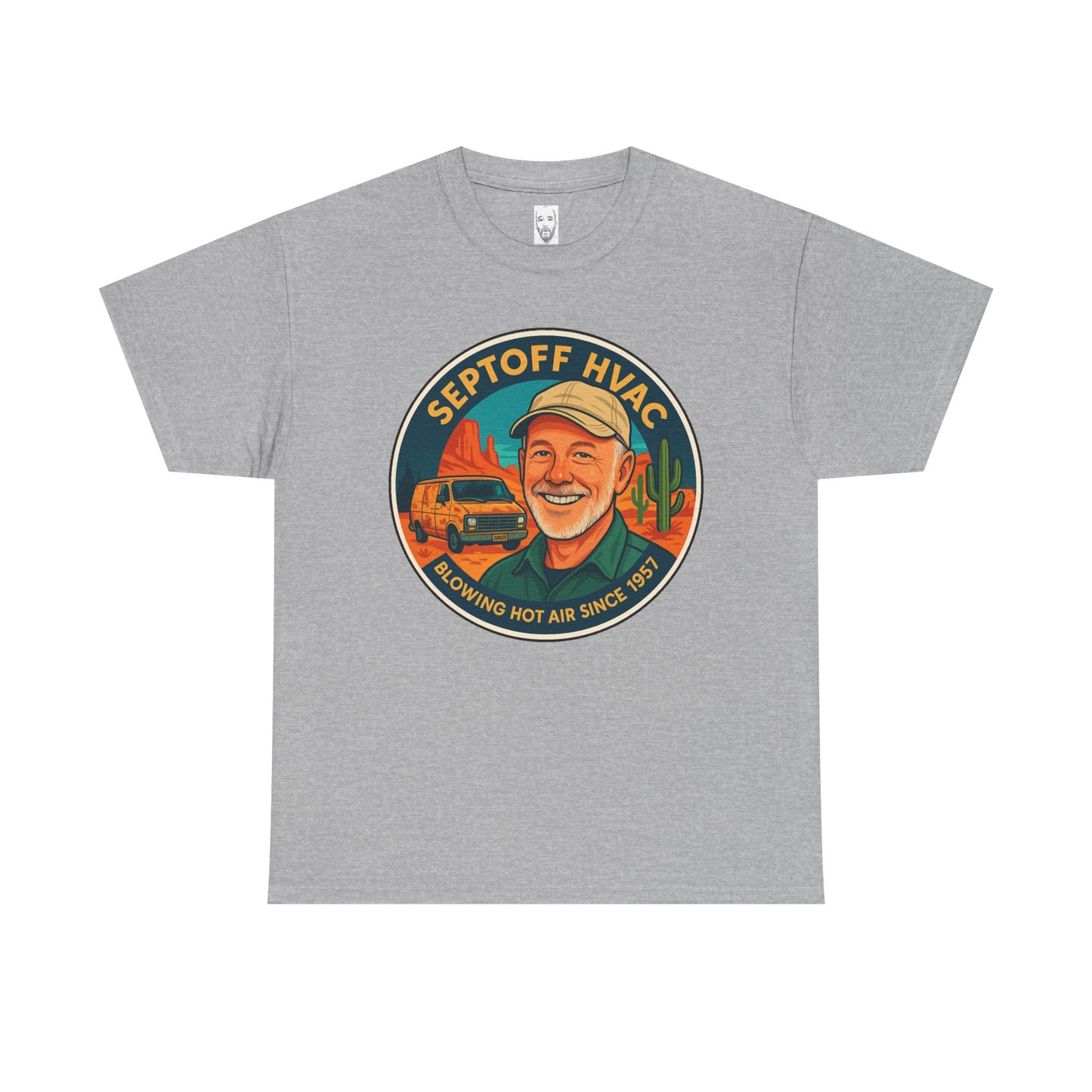 Septoff HVAC Unisex Heavy Cotton Tee