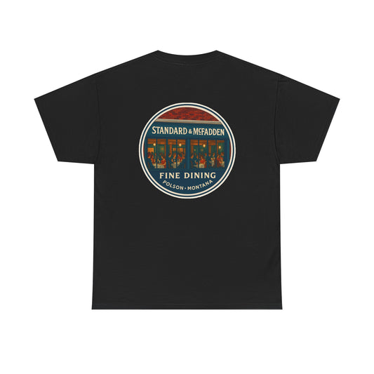 Retro Style Unisex Cotton Crew Tee - Standard & McFadden Fine Dining