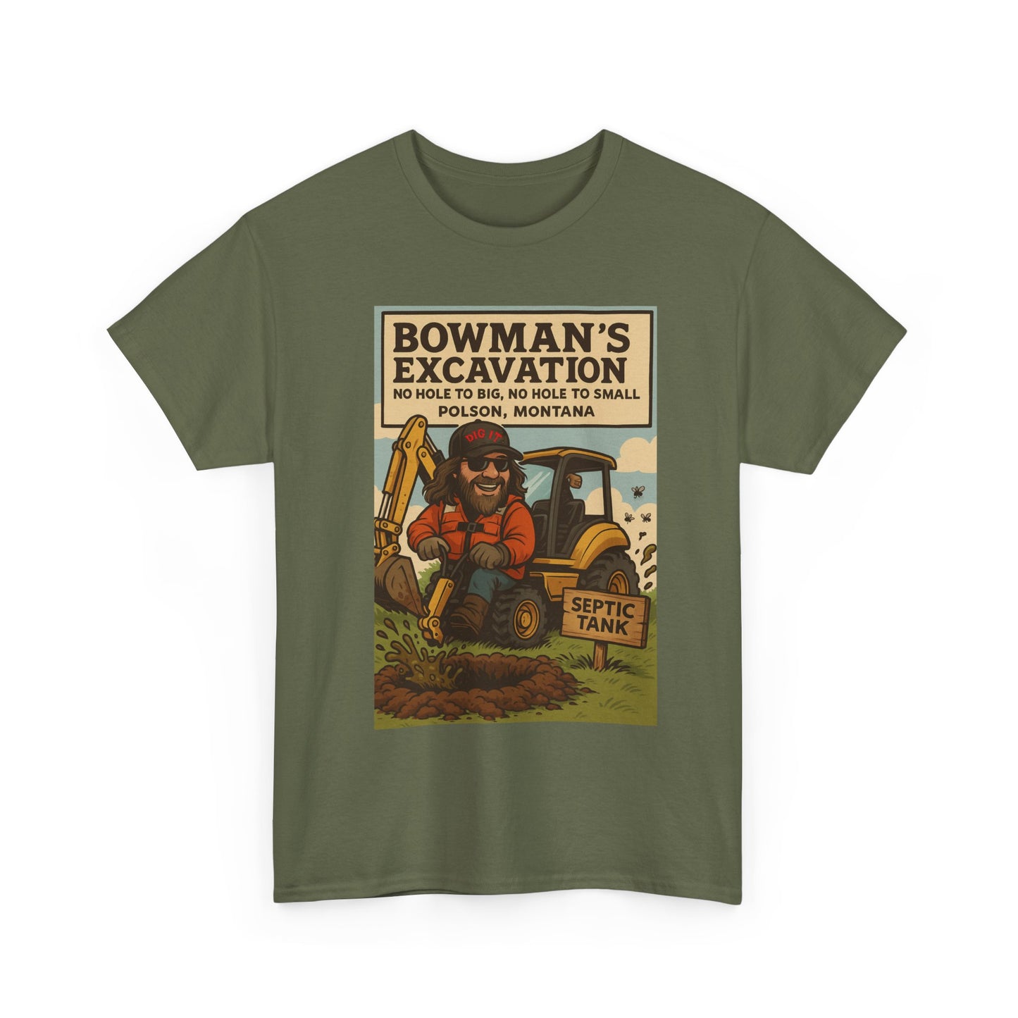 Vintage Inspired Excavation Tee - Perfect for DIY Enthusiasts and Construction Lovers, Great Gift for Father's Day, Casual Wear, [...]