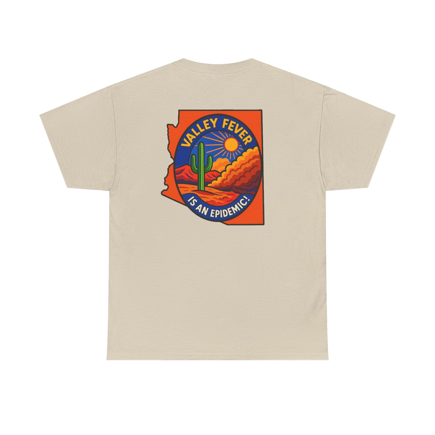 Valley Fever Epidemic Unisex Heavy Cotton Tee - Support Health Education